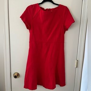 J. Crew red work dress